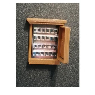 Armoire à tickets de train, échelle 1-1/32