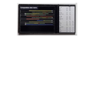 Tableau de composition des trains HO 1/87