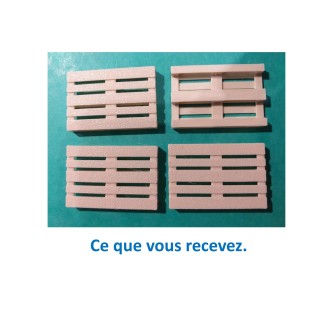 4 palettes europe, échelle zéro, - 1/43,5