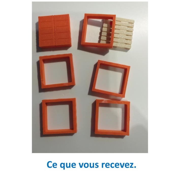 1 Palette de briques, échelle 1 -  1/32.
