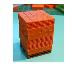 1 Palette de briques, échelle 1 -  1/32.