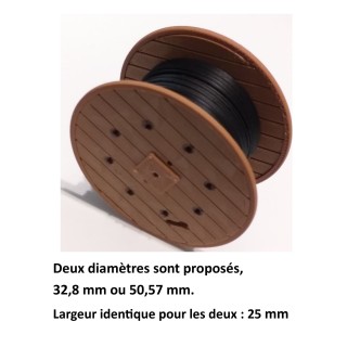 Touret Sncf de câble, en bois. Echelle zéro 1/43,5