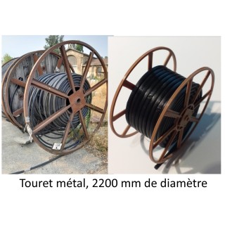 Touret Sncf de câble, en métal. Echelle zéro 1/43,5