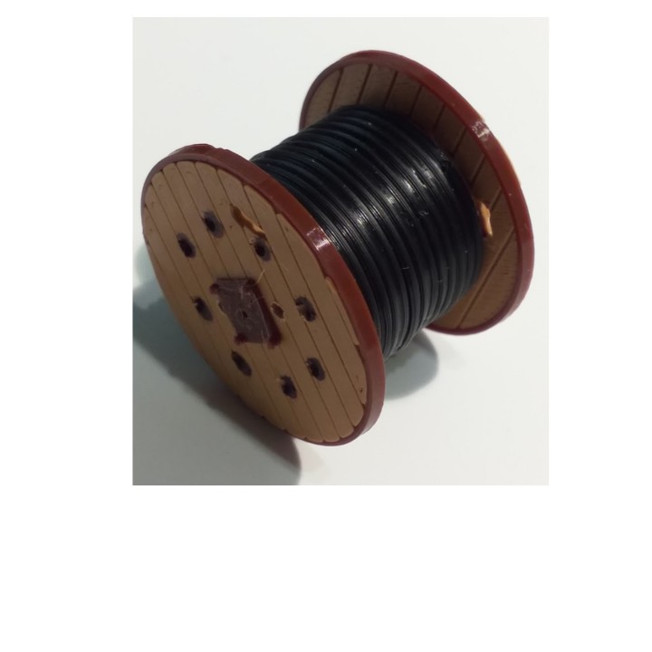 Touret Sncf de câble, en bois., petit modèle, diamètre 32,9 mm. Echelle zéro 1/43,5