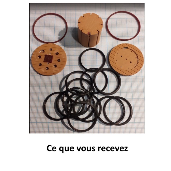 Touret Sncf de câble, en bois., petit modèle, diamètre 32,9 mm. Echelle zéro 1/43,5