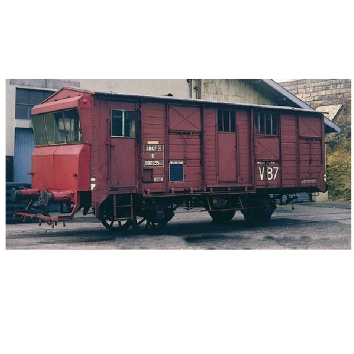 Wagon désherbeur VB7, dépôt d'attache Bordeaux-Bastide. Echelle zéro 1/43,5