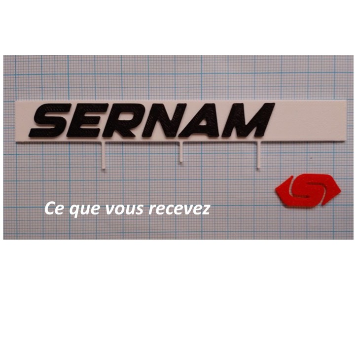 Grande enseigne SERNAM, pour entrepôts. Echelle Ho, 1/87