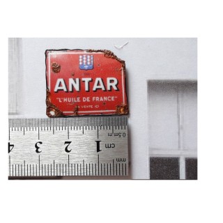 Repro de plaque émaillée "Antar" 1/43,5 - 1/87