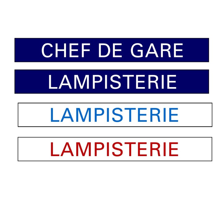 Ma plaque de gare