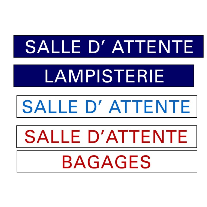 Ma plaque de gare