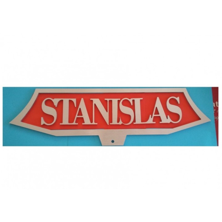 Plaque Train Stanislas