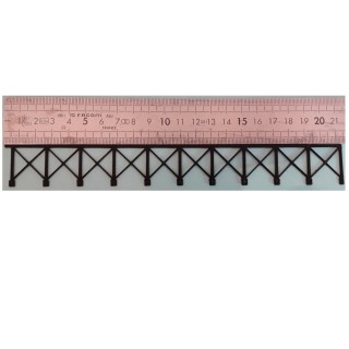 Rambarde, garde-corps pour pont 1/43,5