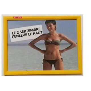 Demain, j'enlève le haut, Myriam, 1 panneau publicitaire 4 x 3
