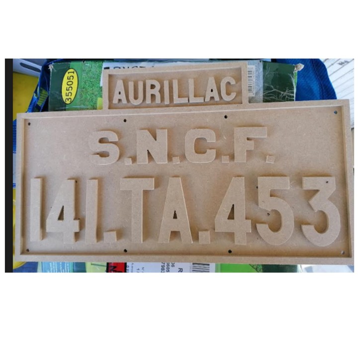Plaque 141 TA 474