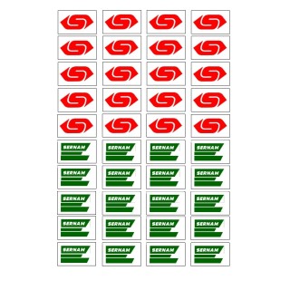 Autocollants Sernam 1/43,5- G40, G10, G50, G71 et G80