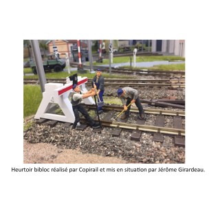 1/32 heurtoir bibloc béton