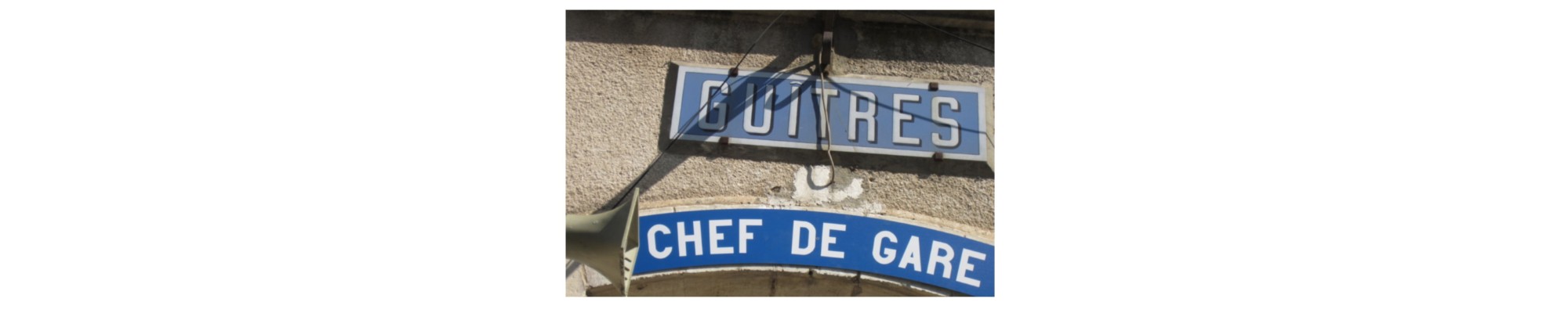 Ma plaque de gare