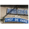 Ma plaque de gare